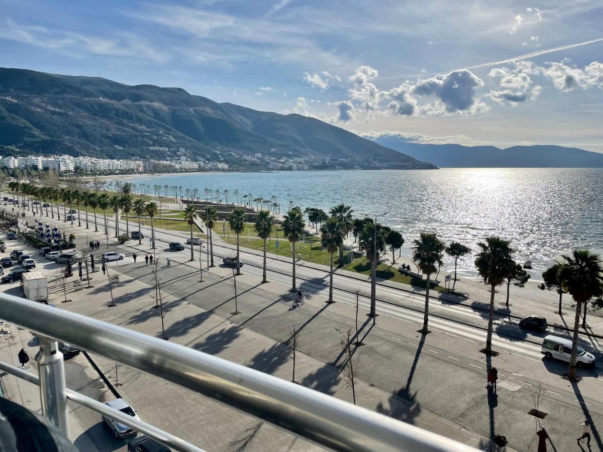 Sea View Apartment Влёра Экстерьер фото