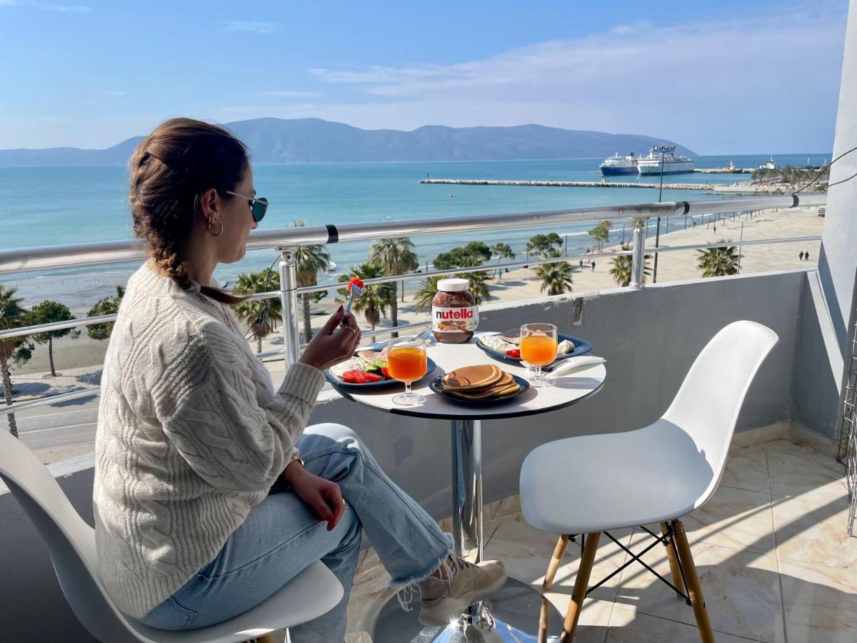 Sea View Apartment Влёра Экстерьер фото
